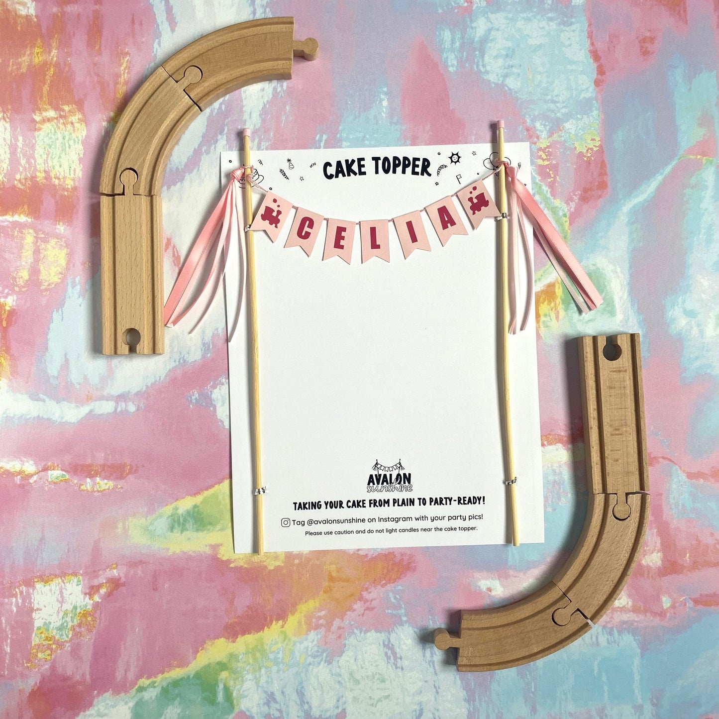 Train Cake Topper