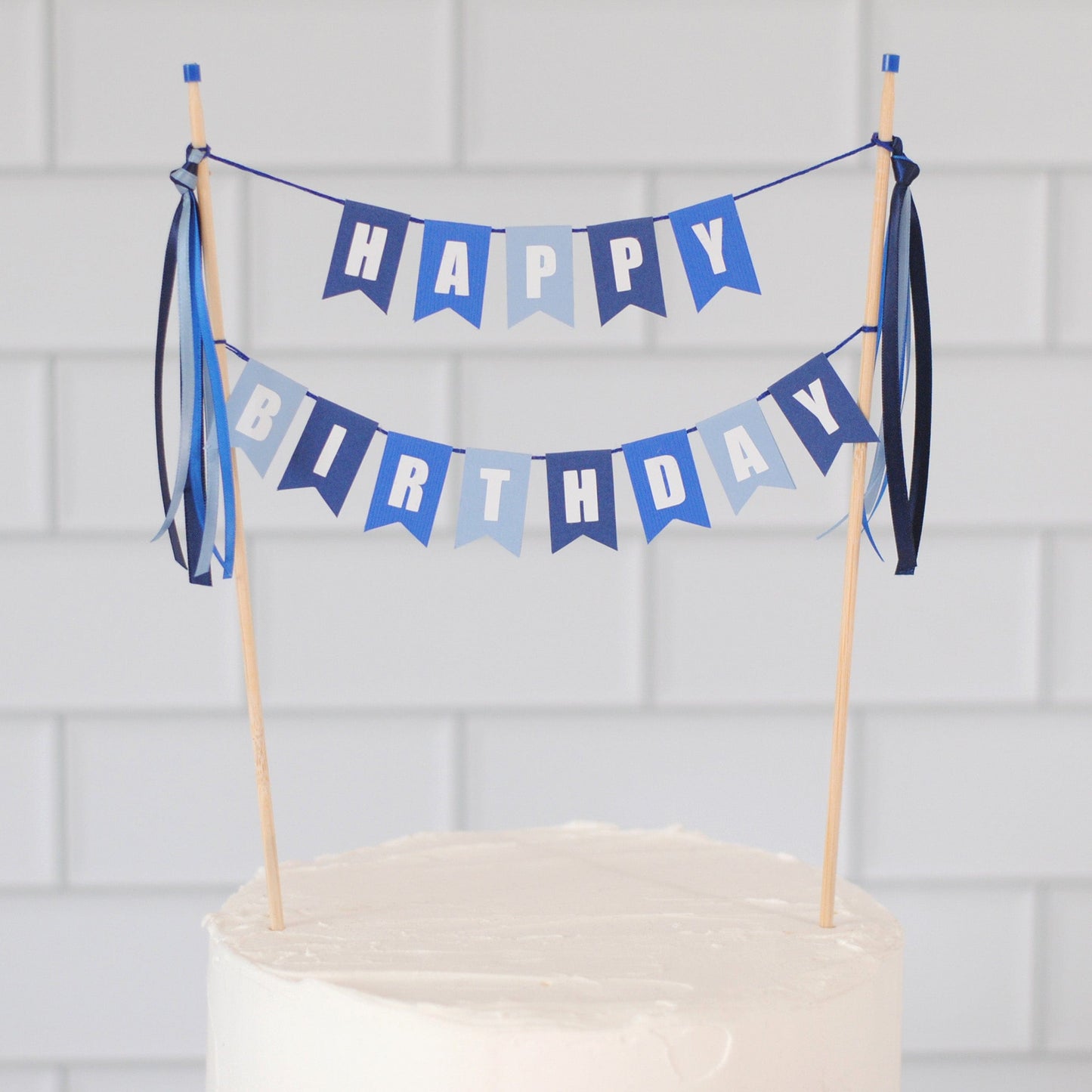 HAPPY BIRTHDAY cake topper for boys | cake toppers by Avalon Sunshine