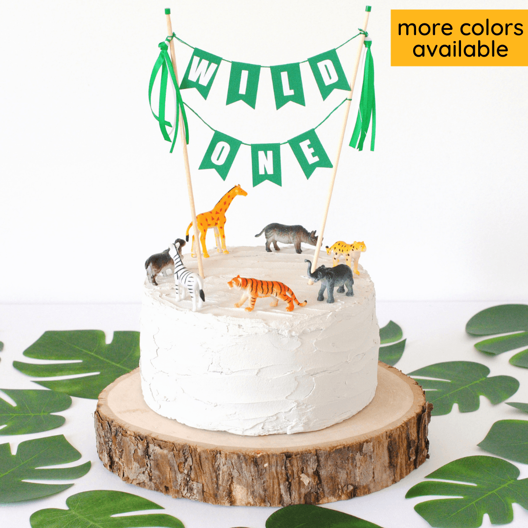 WILD ONE birthday cake topper for 1st birhday | personalized cake toppers by Avalon Sunshine