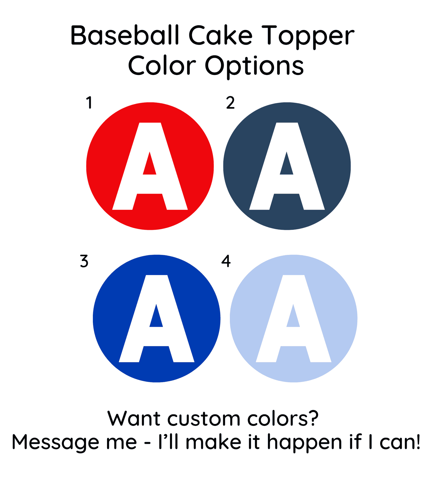 
                  
                    Baseball Cake Topper
                  
                