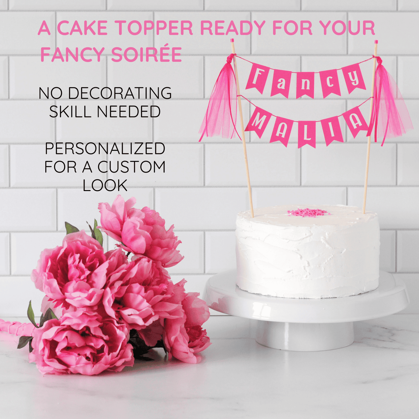 
                  
                    Fancy Girl Cake Topper
                  
                