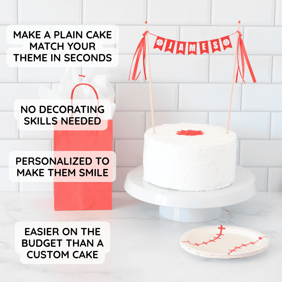 
                  
                    Baseball Cake Topper
                  
                