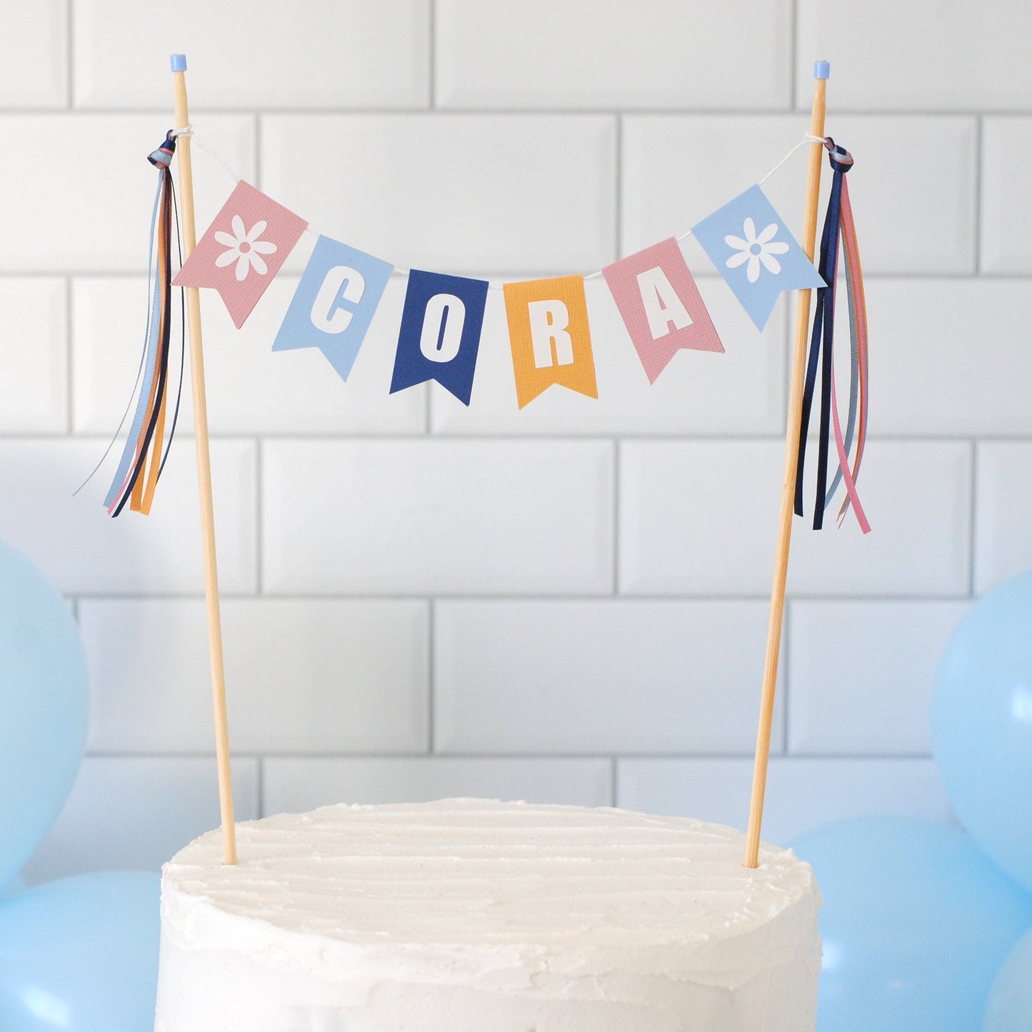 
                  
                    Daisy Name Cake Topper
                  
                