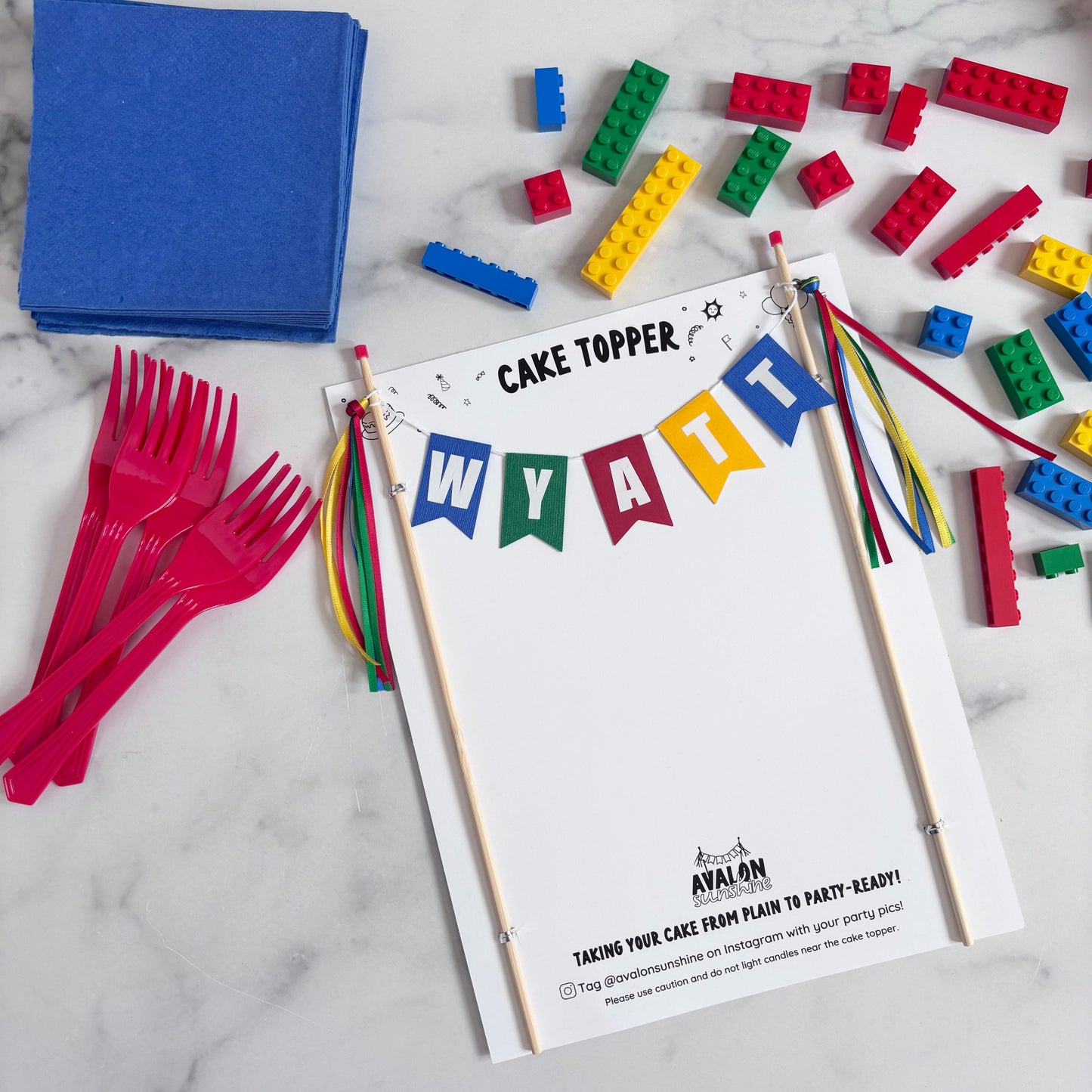 
                  
                    Buiding Brick Cake Topper
                  
                