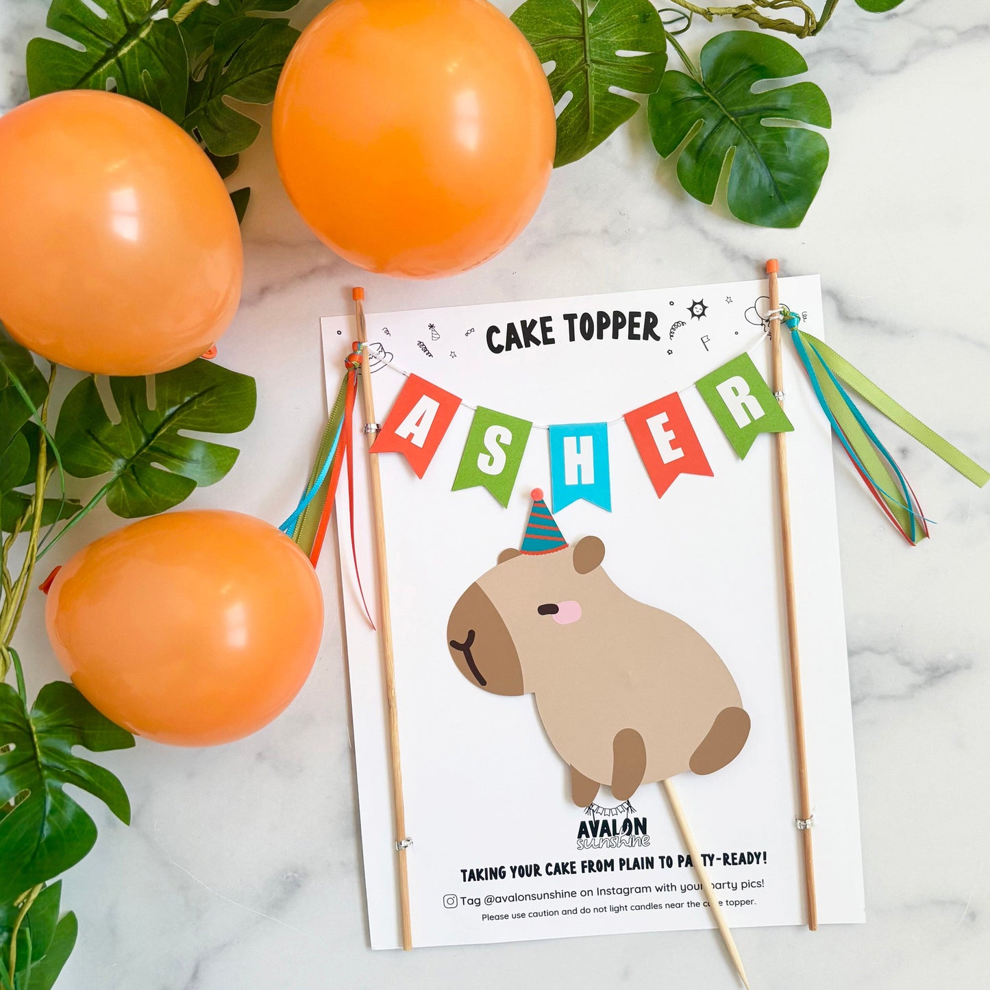 
                  
                    Capybara Cake Topper
                  
                