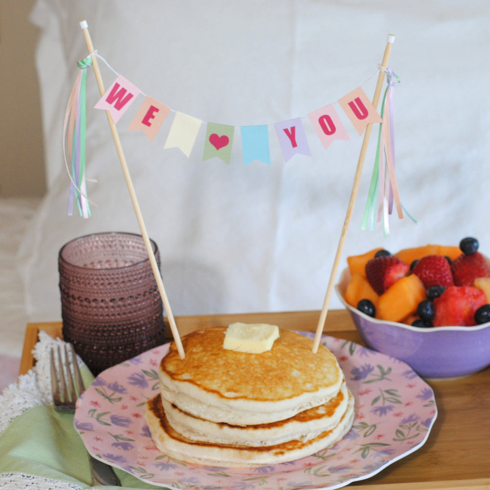 
                  
                    WE LOVE YOU Cake Topper for Mother's Day
                  
                