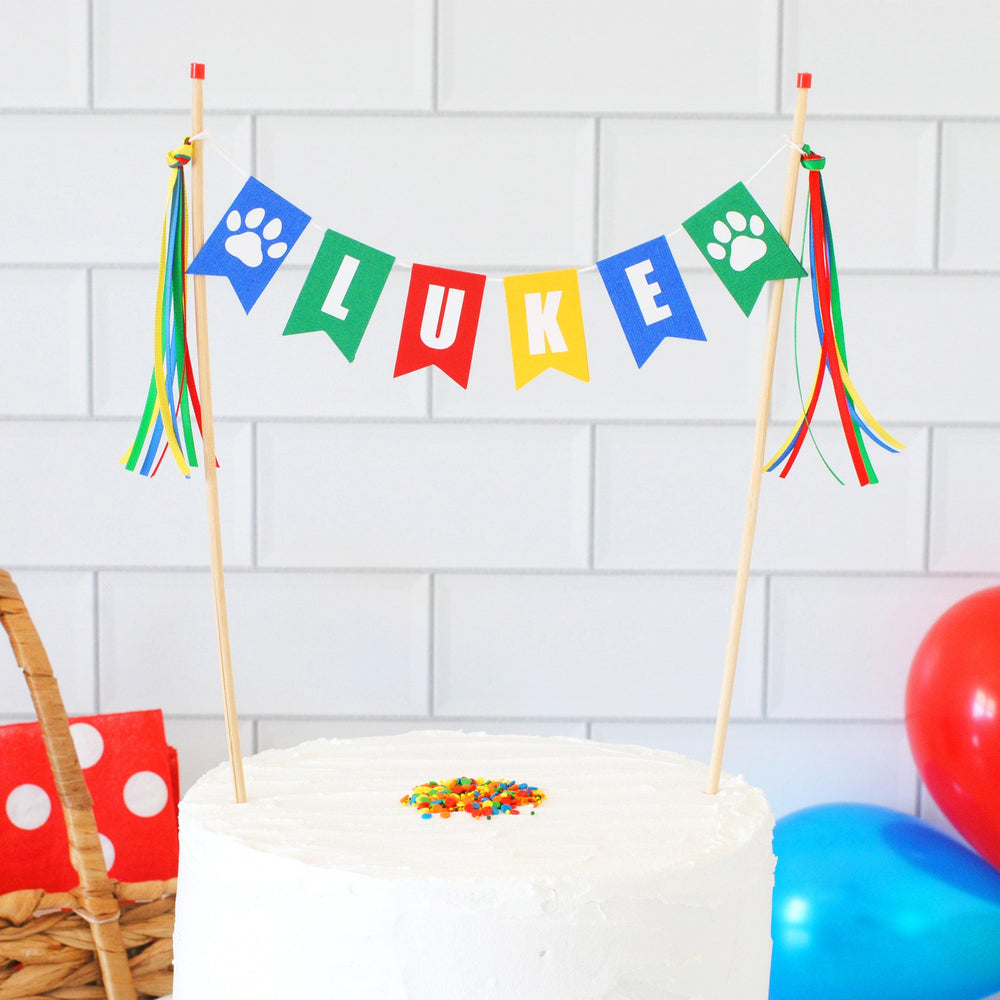 
                  
                    Paw Print Cake Topper
                  
                