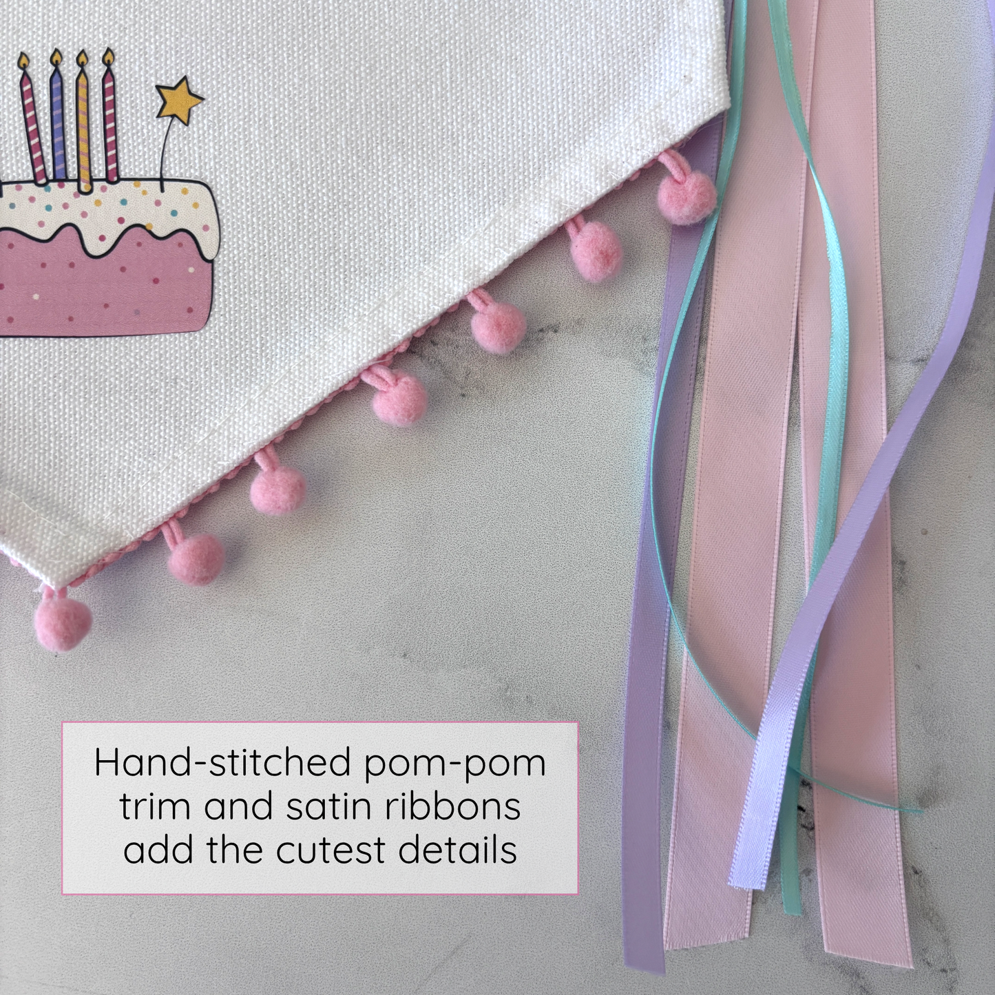 
                  
                    Pink Cake Birthday Banner
                  
                