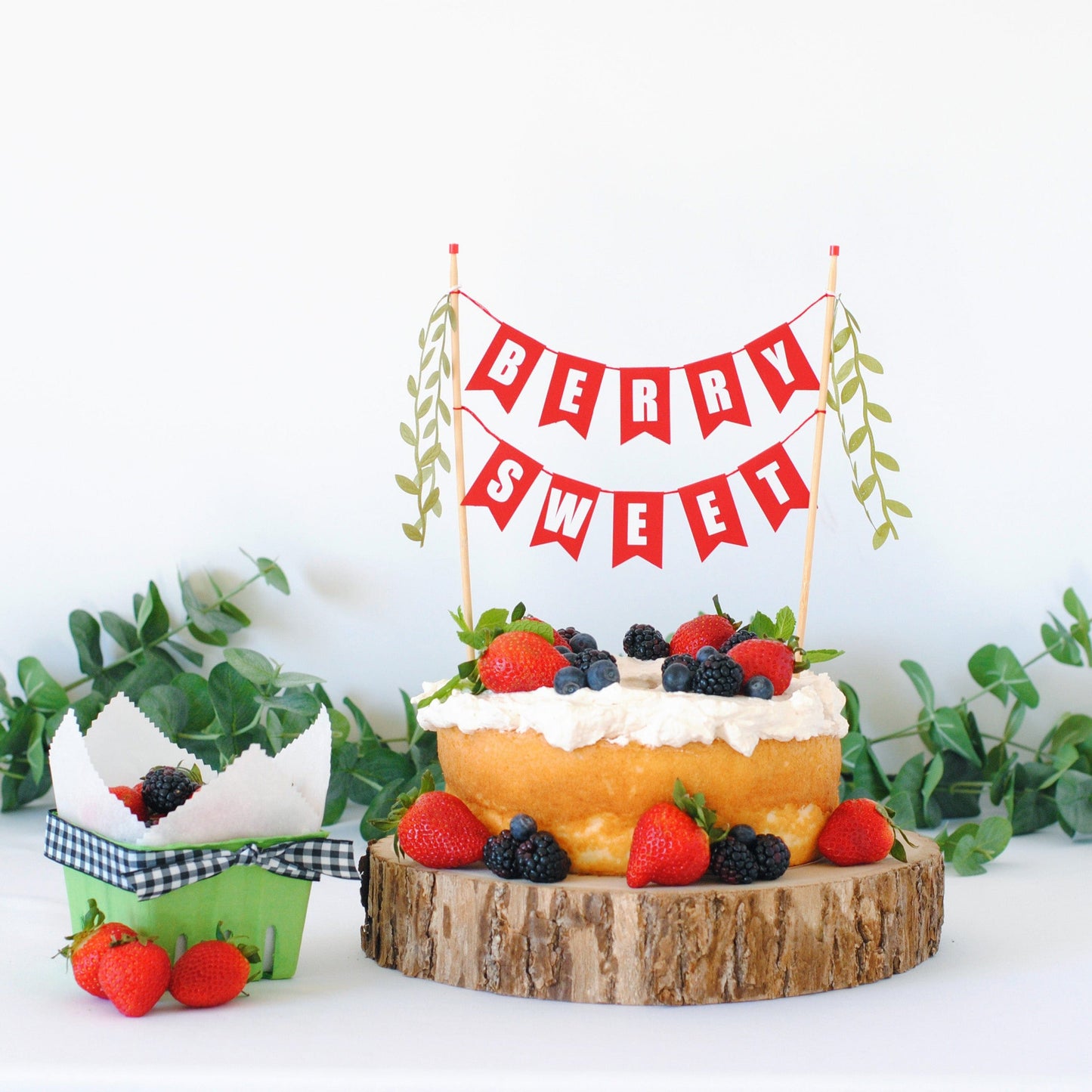
                  
                    Berry Sweet cake topper for a berry themed party or shower
                  
                