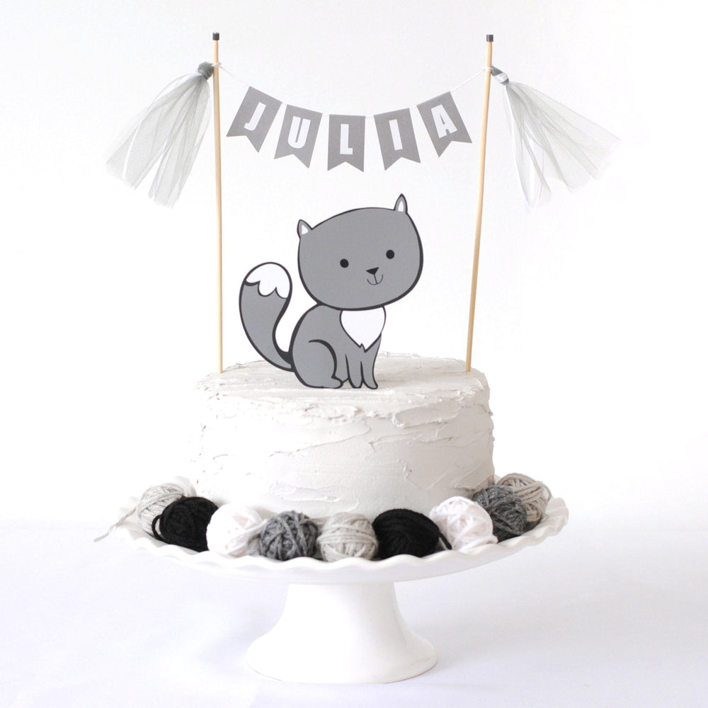 Cat Cake Topper  Cake Toppers by Avalon Sunshine