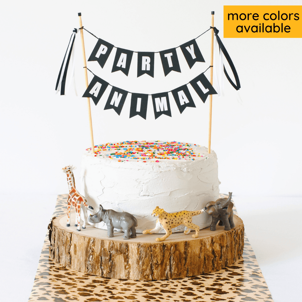 Party Animal Cake | Animal birthday cakes, Safari birthday cakes, Sprinkles  birthday cake