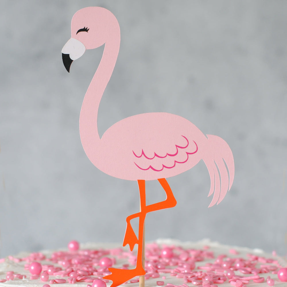 Flamingo Cake Topper | Cake Toppers by Avalon Sunshine flamingo-cake-topper-cake-toppers-by-avalon-sunshine