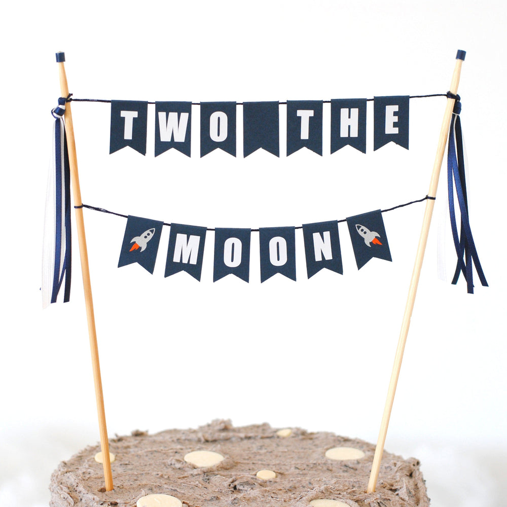 
                  
                    TWO THE MOON birthday cake topper for 2nd birthday | Personalized Cake Toppers by Avalon Sunshine
                  
                