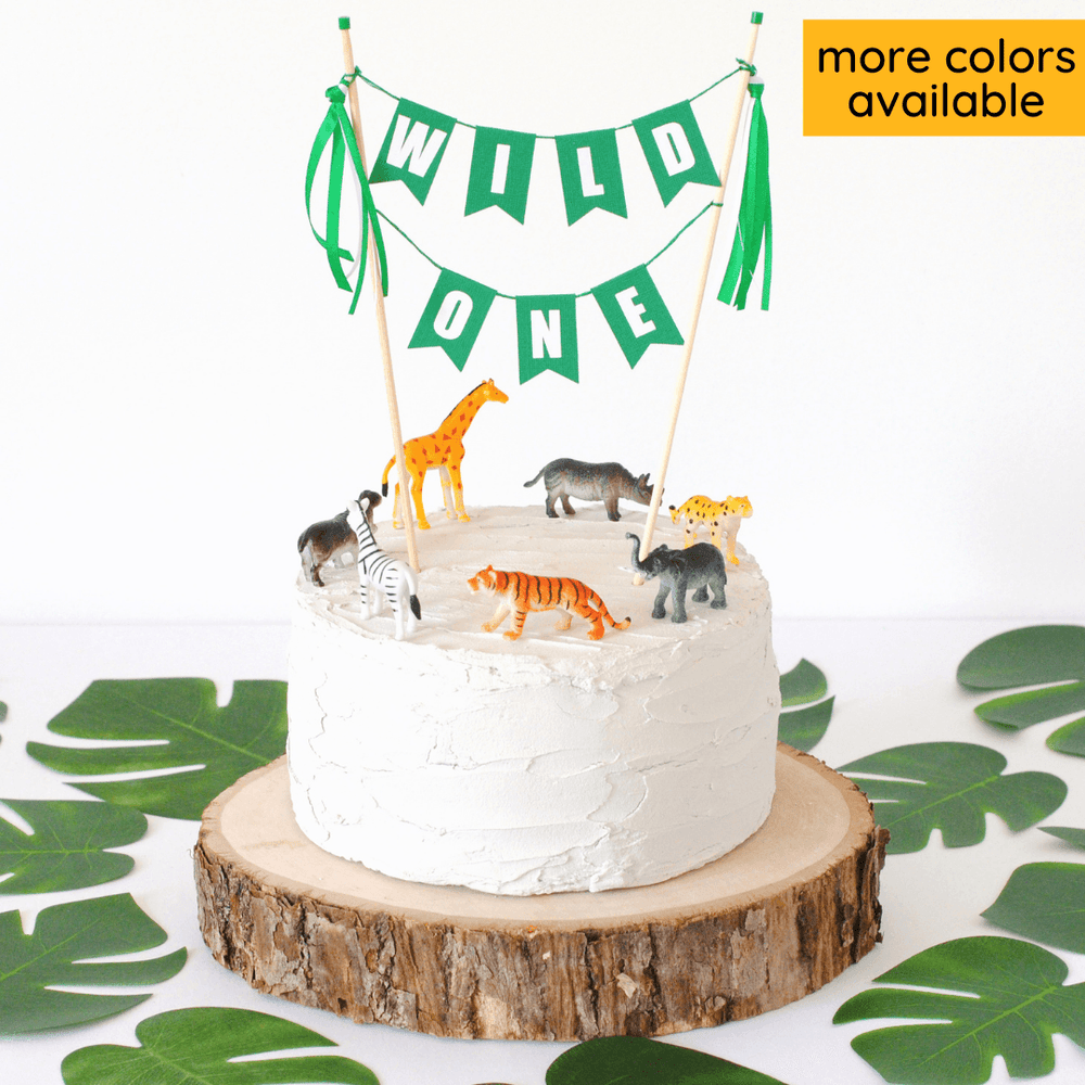 WILD ONE birthday cake topper for 1st birhday | personalized cake toppers by Avalon Sunshine